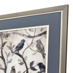 2 Piece Framed Canvas Transfer Nature Art Print 17 In. X 17 In.
