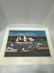 Operation Sail July 4 1976 New York Photo Lithograph 18×24 Ready To Be Framed