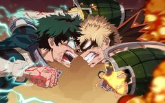 Midoriya vs Bakugou My Hero Academia Poster print 11″x17″ home decor