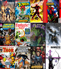 Marvel Comic | Wall Art Poster 7 | 8.5×11 with Black Frame