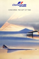 Air France Plane Design Concorde Original Wall Art Home Decor – POSTER 20×30