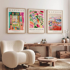 Henri Matisse Wall Art Prints Set of 3 Matisse Wall Decor Aesthetic Canvas Poste