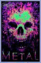 Metal To The Bone Blacklight Poster 23 x 35