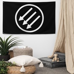 Large Iron Front Flag Three Arrows Flag Iron Front Banner 1 Sided