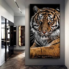 Animals Canvas Painting Tiger Canvas Wall Art Home Decor Wall Picture Wall Mural