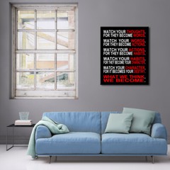 Canvas Print Wall Art Painting Poster Picture Motivational Classroom Office Deco