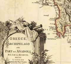 Old Map of Greece 1791 Vintage map Wall Map Print Framed