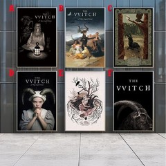 The Witch Movie Poster Dark Horror Aesthetic Wall Art Unframed