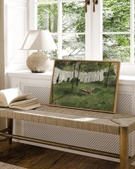 Framed Wall Art for Living Room for Living RoomVintage Laundry Room Art Print…