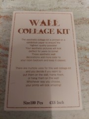 100 Piece Wall Collage Kit.