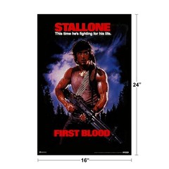First Blood Rambo This Time Hes Fighting For His Art Print Poster 16×24
