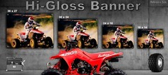 1986 HONDA FOURTRAX 250R TRX QUAD BANNER OEM Brochure Ad