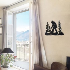 Durable Bigfoot Decor – 15.75″ x 11.02″ Indoor/Outdoor Wall Art for Men & Women