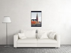 Visit Denmark Country Northern Europe Art Wall Indoor Room Poster – POSTER 20×30