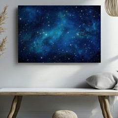 Wall Art Vast, Deep-space Scene Filled With Countless Twinkling Stars Scattered