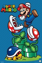 Super Mario Bros Mario Jump Nintendo Cool Wall Decor Art Print Poster 12×18