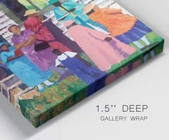 Renditions Gallery Canvas Religious Artwork Prints African American Folks Goi…