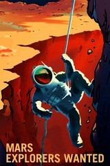 NASA Mars Explorers Wanted Space Exploration Decor Art Print Poster 24×36