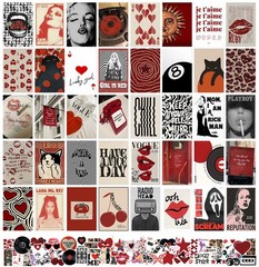 Downtown Girl Room Decor, Y2K Posters with Downtown Girl Stickers, 4″x6″ Tren…