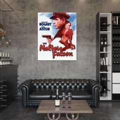 69148 The Maltese Falcon Humphrey Bog Mary Astor Wall Decor Print Poster