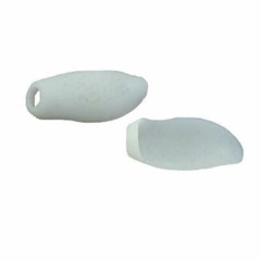 2 Pieces Silicone Pain Relief Little White Toe Separator Bunion Protector Guard