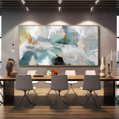 Large Hand-Painted Canvas Art for Minimalist Home Decor – 30×60 Inch
