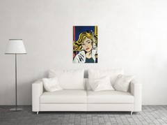 Seductive Girl Roy Lichtenstein Pop Silk Print Wall Home Decor – POSTER 20×30