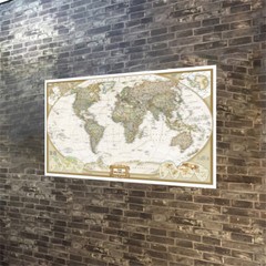 MAP OF THE WORLD LARGE MAPS POSTER DECOR SIZE 59*39in WALL HANGING