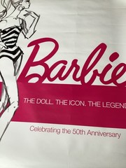 HTF Robert Best Barbie 50th Anniversary Wall Art Print 24” x 36”
