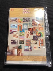 Retro Wall Collage Kit 30 4”x6” Card Stock Posters Original Pkg New BEAUTIFUL