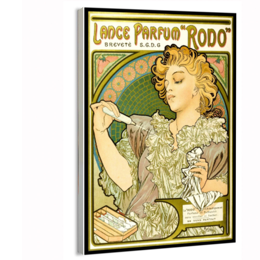 1896 Alfonse Mucha Lance Parfum Rodo Art Nouveau Poster or Canvas Home Decor