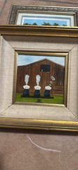 Set of 10 Framed Matted Art Prints, Multicolor Paper Wall Art, Humor Theme