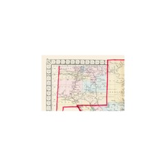 Historic State Map – Texas – Mitchell 1874 – Vintage Wall Art