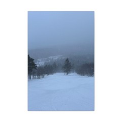 Mt. Bohemia Ski Slopes Canvas; Midwest Skiing/Snowboarding