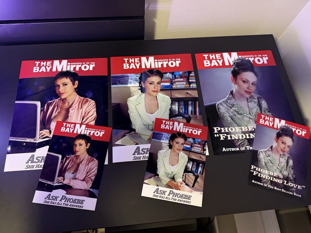 Charmed Replica The Bay Mirror Ask Phoebe Posters Prop HQ