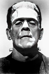 Frankenstein – B&W Movie Poster (Boris Karloff Is Frankenstein’s Monster)