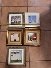 Set of 10 Framed Matted Art Prints, Multicolor Paper Wall Art, Humor Theme