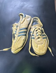 Rare 1977 Graphic Environs 3D Poster Worn Adidas Style Retro Sneakers Series 101