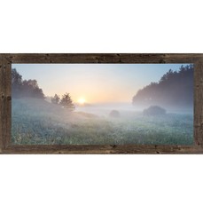 Be Still Christian Sunrise Framed Wall Art Wide Landscape Decor | Multiple Sizes