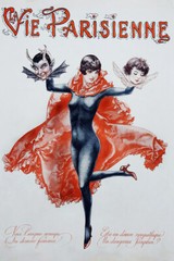 Vie Parisienne Cover Fashion Lady Devil Art Wall Room Poster – POSTER 20×30