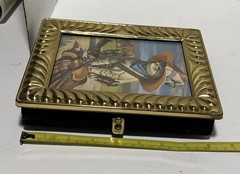 Wild West Billy the Kid Cat Cowboy Picture Frame & Album