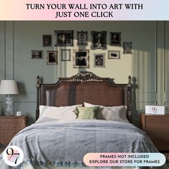97 Decor Dark Academia Decor – Victorian Gothic Wall Art Prints, Dark Moody Aest