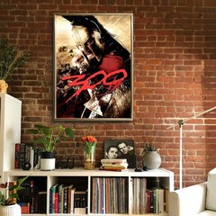300 (2007) Movie Poster Wall Art Print