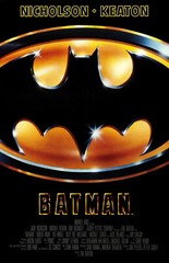 AA0516 Batman Film By Tim Burton 1989 Black Logo Movie Poster 11×17