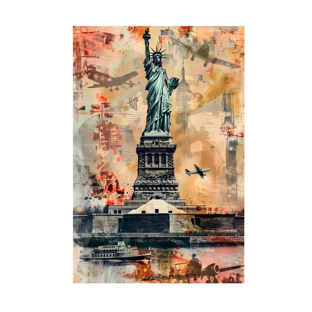 America 250th Anniversary New York Statue of Liberty Patriotic – POSTER 20″x30″