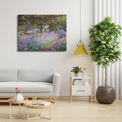 Canvas Print Wall Art Irises in Monet’s Garden,1900 by Claude Monet Art Print