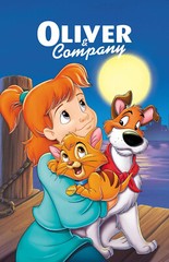 BB2681 Oliver & Company Film By George Scribner 1988 Actors Movie Poster 11×17