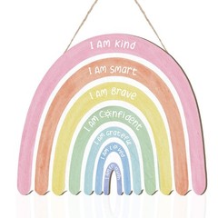 Rainbow Classroom Decor Boho Pastel Rainbow Decor Art for with Inspirational …
