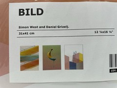 IKEA Simon West & Daniel Grizelj Bild Poster 3 Pack 12″ x 16″ Modern Art NEW