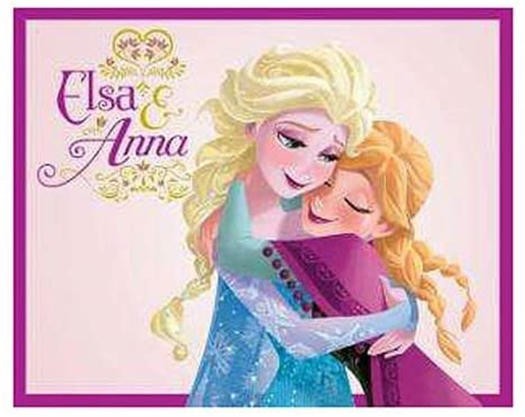 Frozen Elsa and Anna Hugging Disney Stretched Canvas Print 16×20